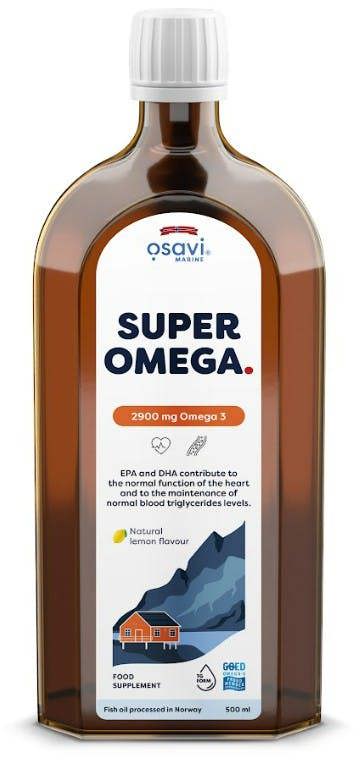 Osavi Super Omega, 2900mg Omega 3 (Lemon) - 500 ml.