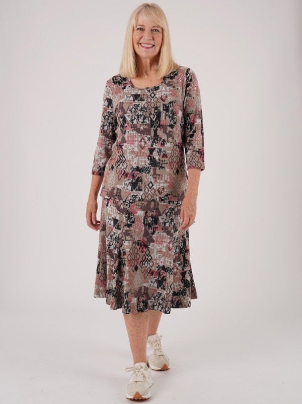 TIGI-Wear Tiled Print Skirt