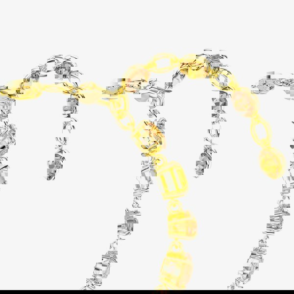 Swarovski Gema Gold Tone Plated Mixed Yellow Crystal Bracelet 5718072