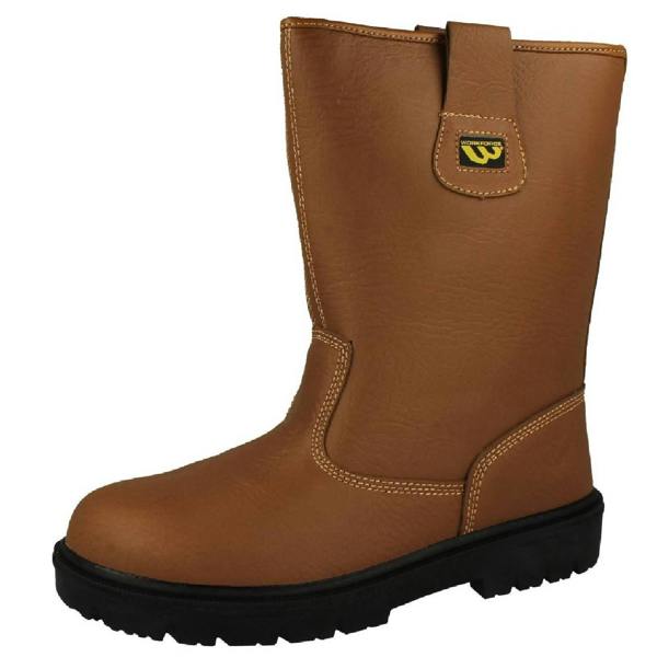 Workforce Mens Workforce Pull On Steel Toe Cap Safety Boots WF26-P