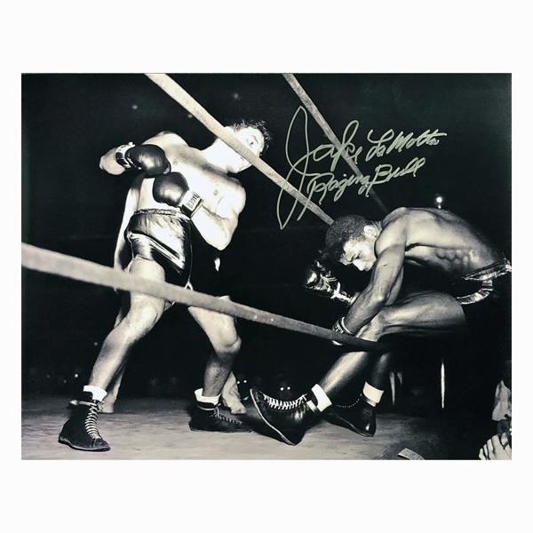Unbranded Jake La Motta Raging Bull signed 16x20 photo — Premium Framing
