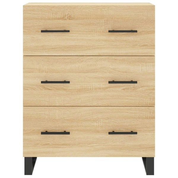 Berkfield Highboard Sonoma Oak 69.5x34x180 cm Engineered Wood