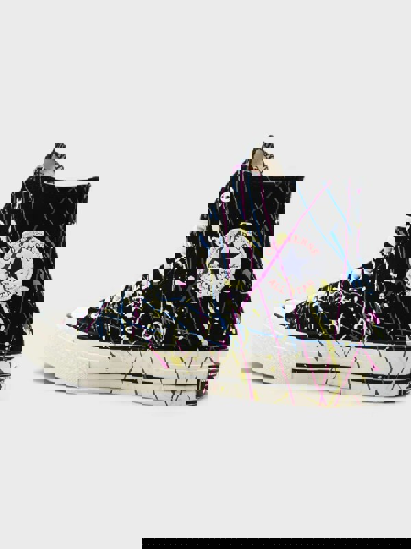 Converse Chuck 70 High Paint Splatter Black