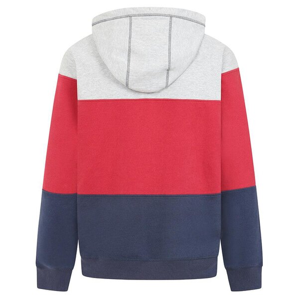 Lazy Jacks LJ721 - Men's Full Zip Panelled Hoody - Red