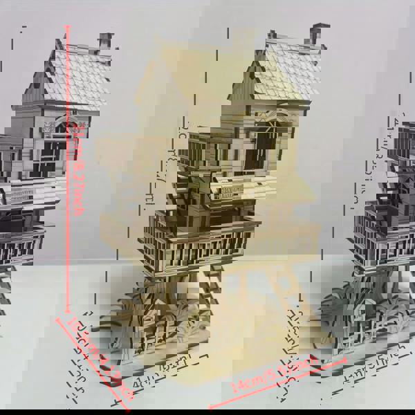 smartbies 3D Wooden Treehouse  – DIY Model Kit for Adults & Teens