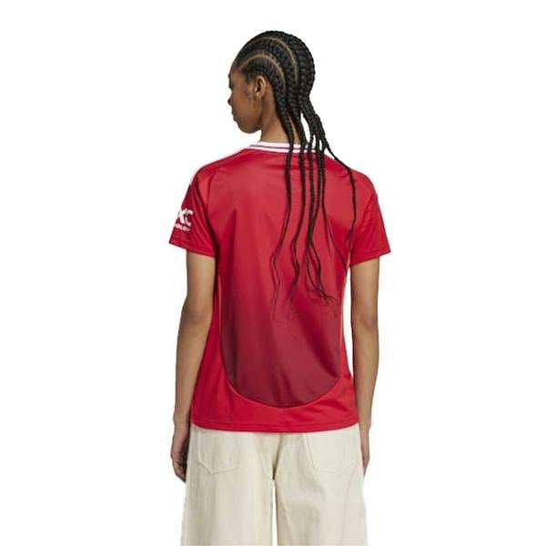 Adidas Womens/Ladies 24/25 Manchester United FC Home Shirt - Red - 