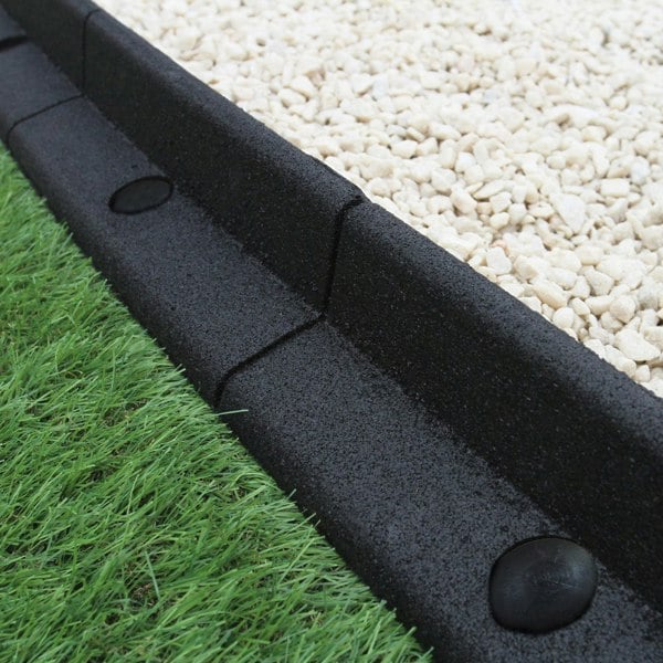 Monstershop Flexible Lawn Edging Black 1.2m x 6