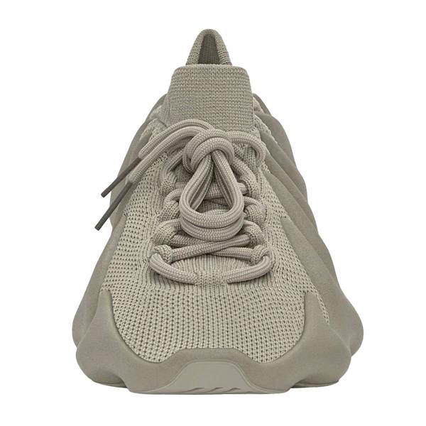 Yeezy Mens 450 Stone Flax Leather Trainers - Grey - 