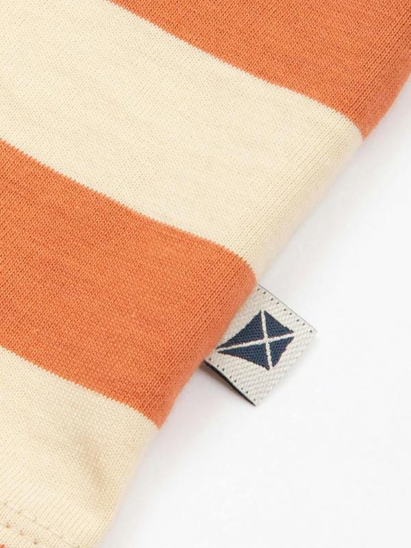 Kite Womens Organic Oxbridge Jersey T-Shirt Russet Stripe