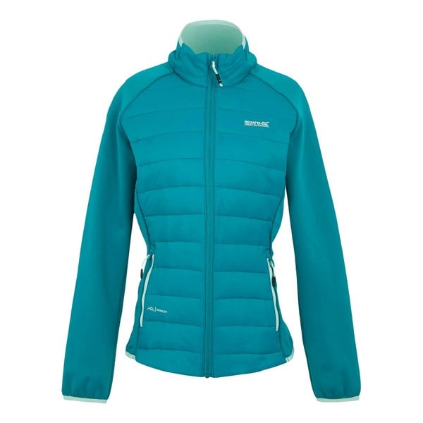 Regatta Womens/Ladies Clumber V Hybrid Jacket - Exotic Plume/Icy Morn