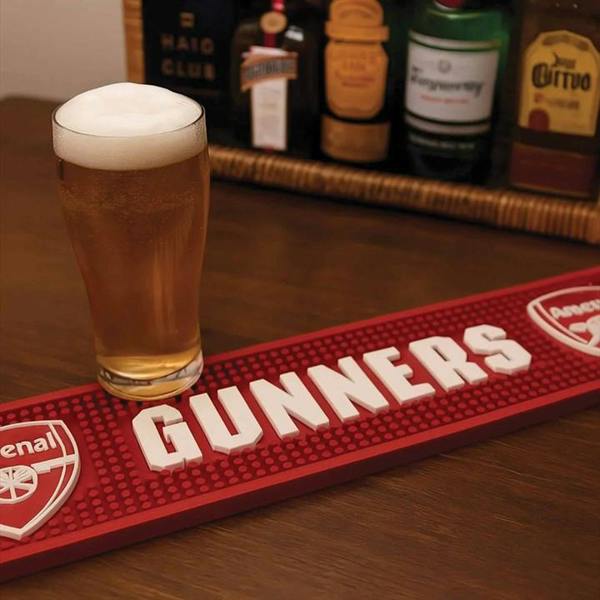 Arsenal FC Bar Runner Mat, Kitchen Accessories, Sports, Gift