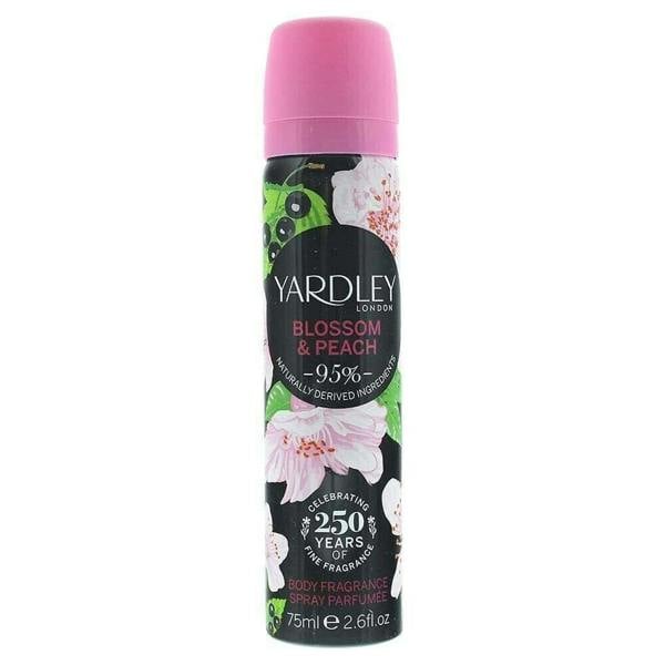 Yardley Blossom & Peach 75ml Body Spray For Her