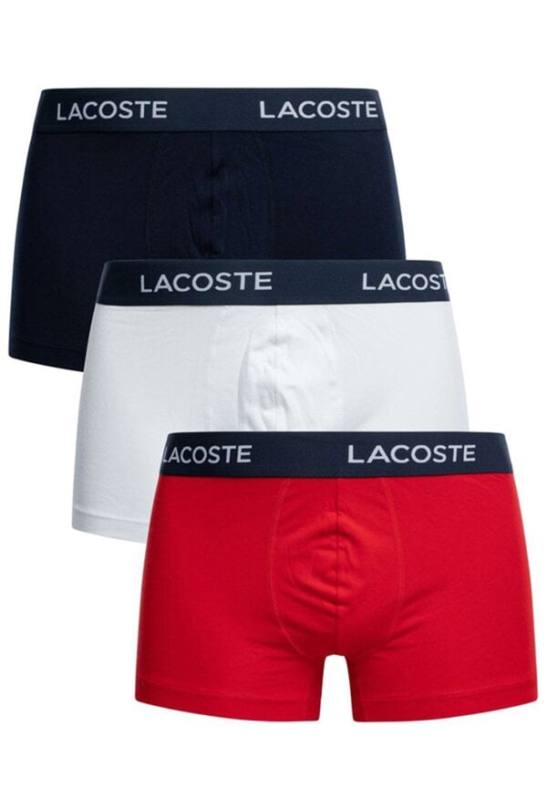 Lacoste 3 Pack Trunks - Assorted