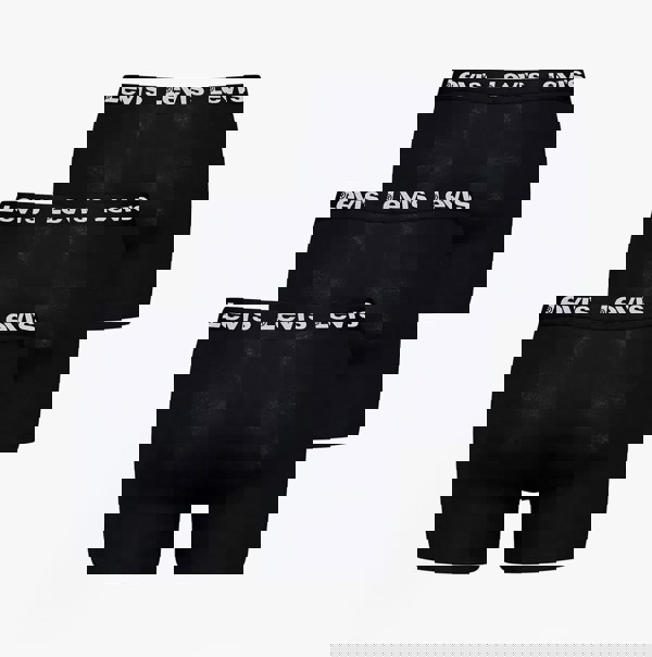 Levi's REPEAT LOGO Mens 3-Pack Trunks Black