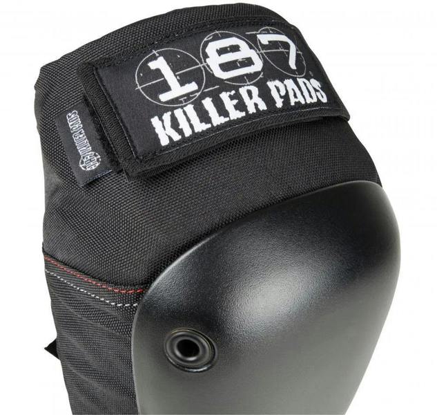 187 Killer Pads Adult Fly Knee Slim Skate Pad Black