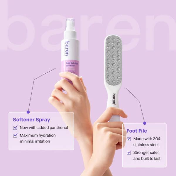 BAREN Foot Callus Eraser Home Kit