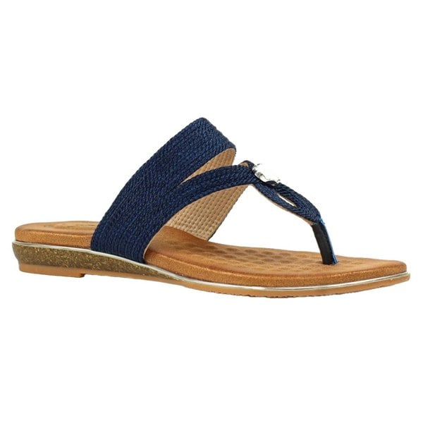 Lunar Womens/Ladies Ezra Sandals - Navy