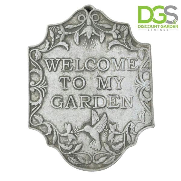 Beautiful Design Stone Cast  Wall Welcome Plaque
