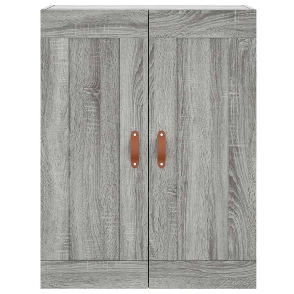 Berkfield Wall Mounted Cabinet Grey Sonoma 69.5x34x90 cm Engineered Wood