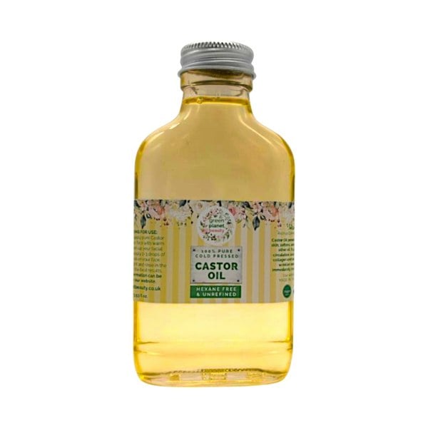 Green Planet Beauty Pure Cold Pressed Castor Oil, Hexene Free