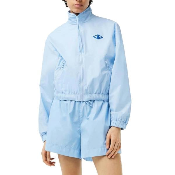 Lacoste Womens/Ladies Monogram Track Jacket - Blue - 