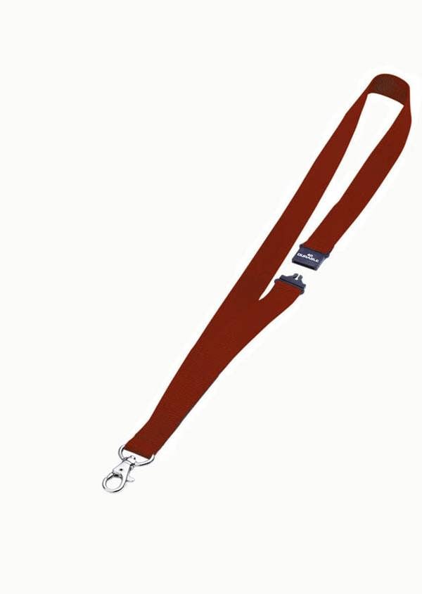 Durable Soft Neck Lanyards with Clip and Safety Release | 10 Pack | Red