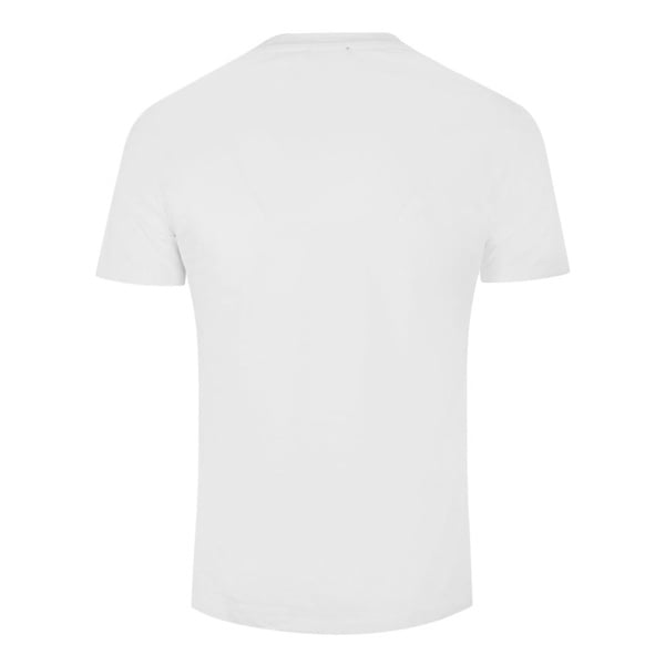 Balmain Brand Embossed Logo T-Shirt - White