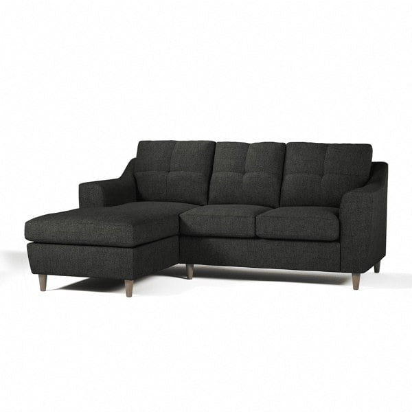 Furnishings For Less Baxter Fabric L Shaped 3 Seater Corner Sofa With Chaise