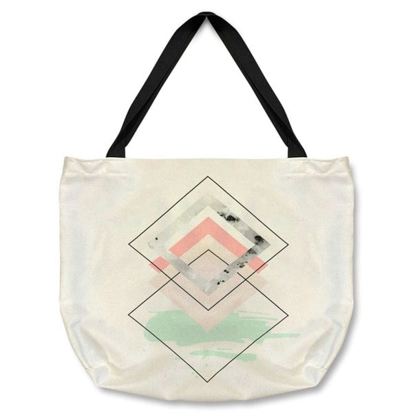 Benjamin Tate Design Geometric Overlays Tote bag