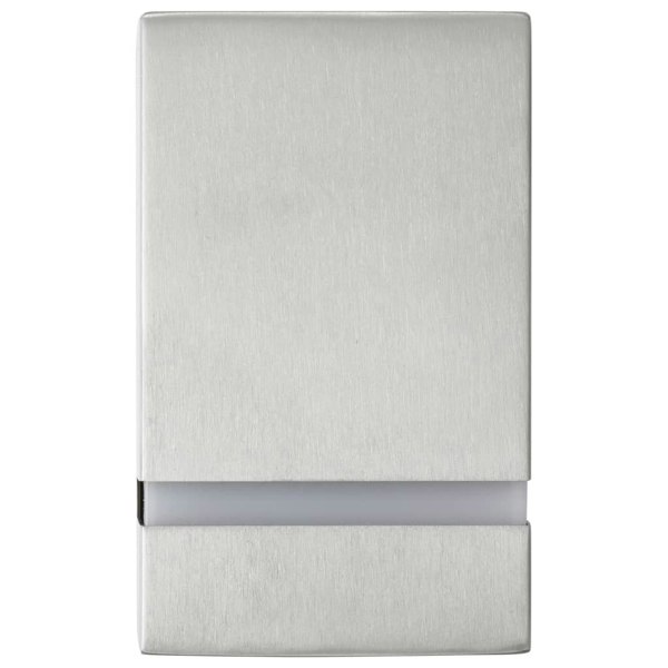 Berkfield Outdoor Wall Lights 2 pcs 35 W Silver Rectangular