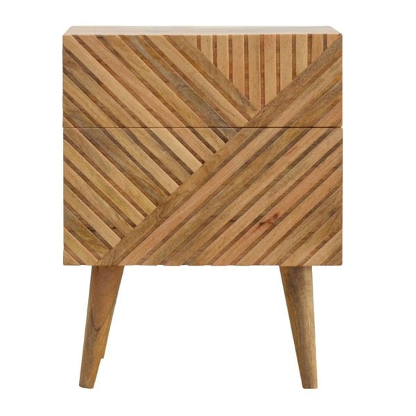 Artisan Furniture Lille 2 Drawer Bedside