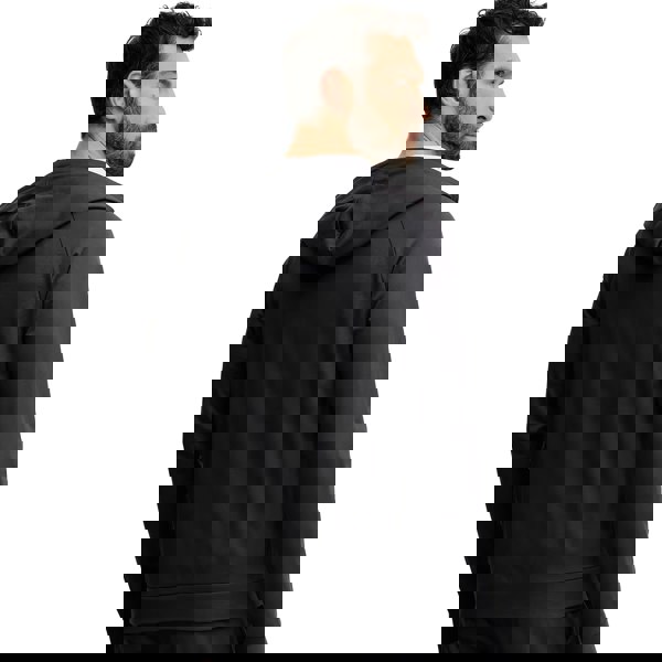 BOSS Full Zip Hooded Track Top Jacket Dark Grey