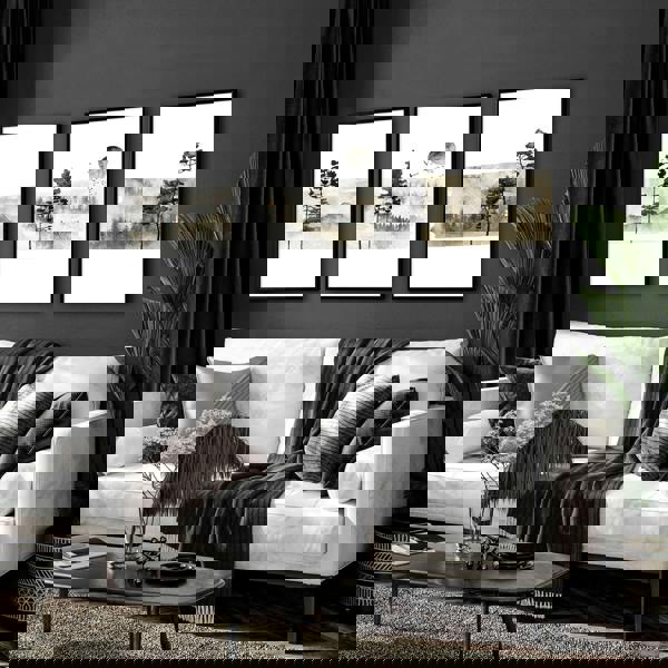 Scandinavian wall decor | set of 3 framed wall art