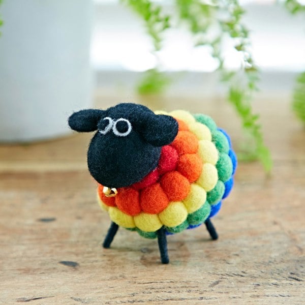 Paper High Felt Sheep Ornament