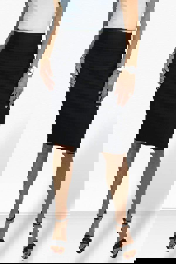 Paulo Due Women's Stretch Bodycon Pencil Skirt 22"