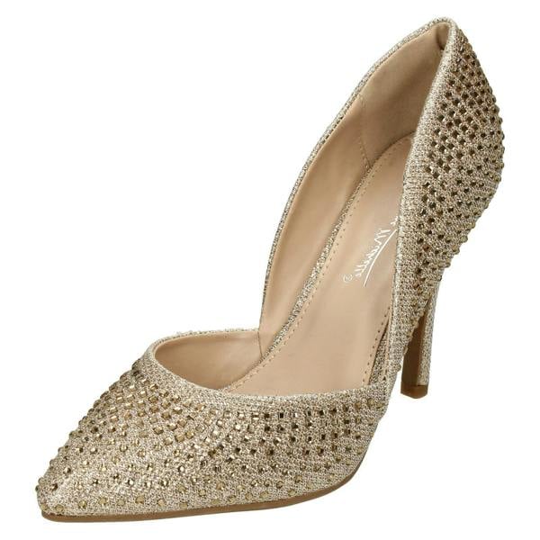 Anne Michelle Ladies Anne Michelle High Heel Waisted Court Shoes
