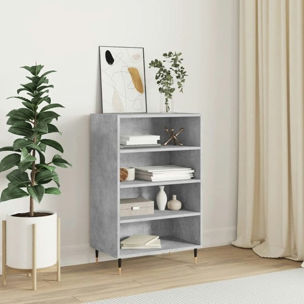Berkfield Highboard Concrete Grey 57x35x90 cm Engineered Wood