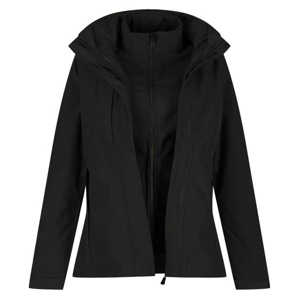 Regatta Professional Womens/Ladies Kingsley 3-in-1 Waterproof Jacket - Black - 