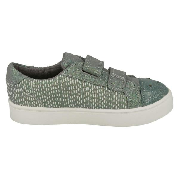 Clarks Girls Clarks Casual Canvas Shoes Pattie Lola