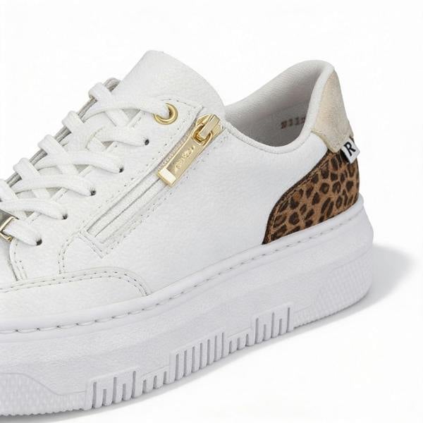 Rieker Rieker ENYA Womens Court Trainers White Multi