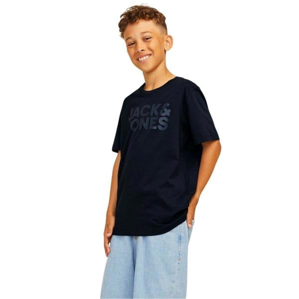 Jack And Jones Childrens/Kids Cotton Regular T-Shirt - Black - 