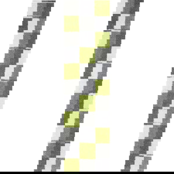 Geometric Design Thick Shaggy Area Rugs Green