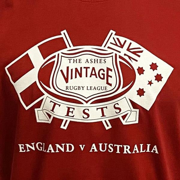 Ellis Rugby Rugby League Ashes Red T-Shirt