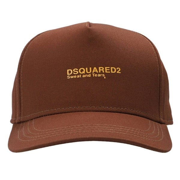 Dsquared2 Sweat and Tears Logo Cap - Brown