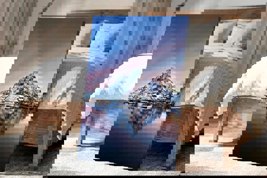 Arctic landscape photography print on canvas