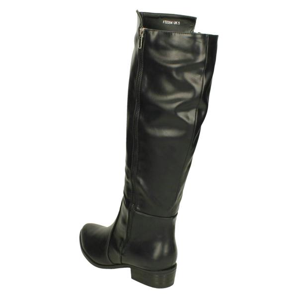 Spot On Ladies Spot On Knee High Boots