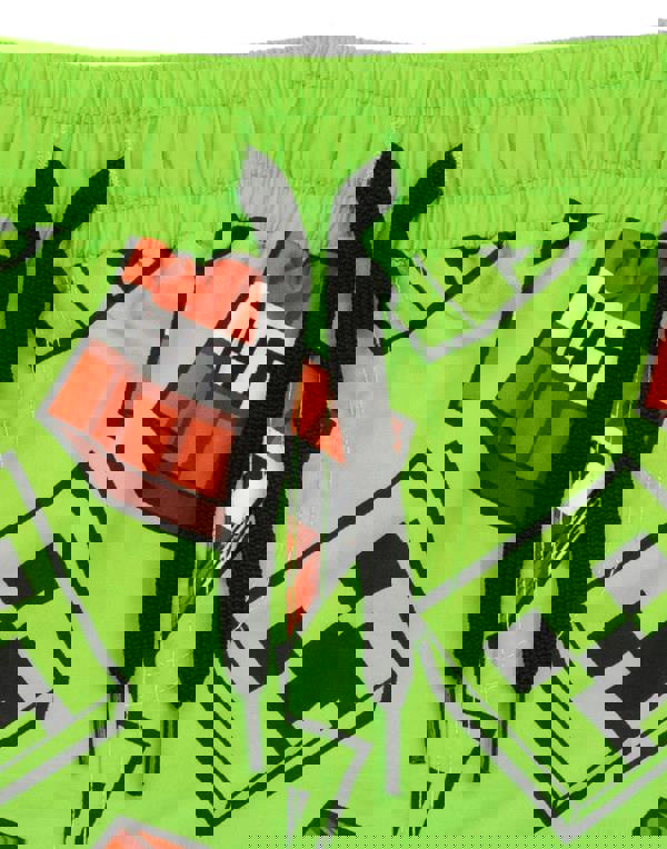 Minecraft Boys Green Creeper Swim Shorts