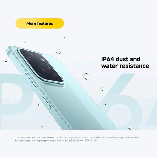 Xiaomi POCO C85 Black Smartphone 6+128GB 6.9" 120Hz Dual SIM