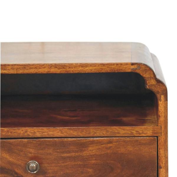 Artisan Furniture Avora Wall-Mounted Chestnut Bedside
