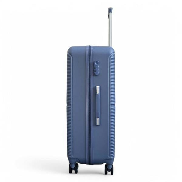 Infinity Luggage Robust ABS Hard Shell 8 Wheels Luggage Travel Holiday Cabin Suitcase Set